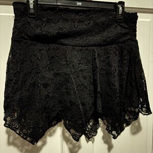 Madden NYC Black Lace Shorts